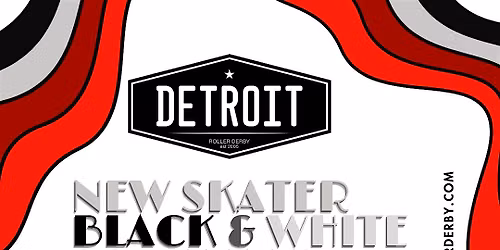 Detroit Roller Derby B&W New Skater Scrim