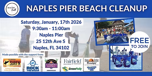 Naples Pier Beach Cleanup