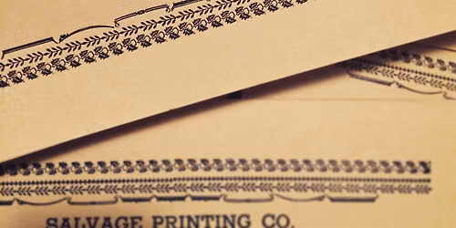 MEET THE MAKERS: Salvage Printing Co. Open house
