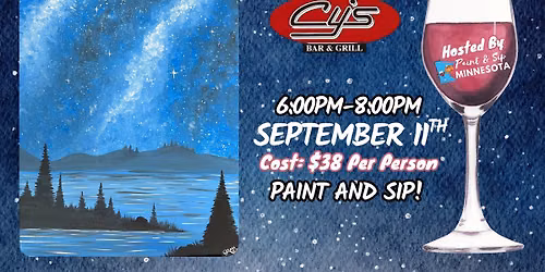 Paint and Sip Sept 11th 