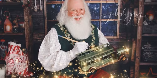 Santa\u2019s workshop photography session