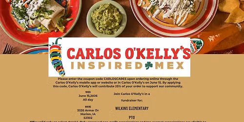 Wilkins Night at Carlos O'Kelly's - Marion