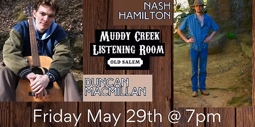 Duncan MacMillan \/ Nash Hamilton