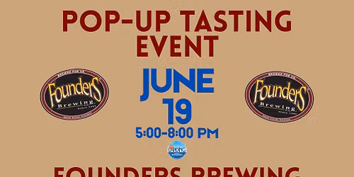 Founder's Brewing Tasting Event