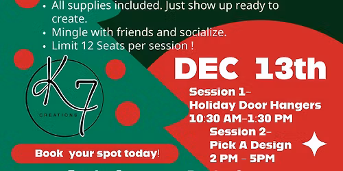 December Paint Parties