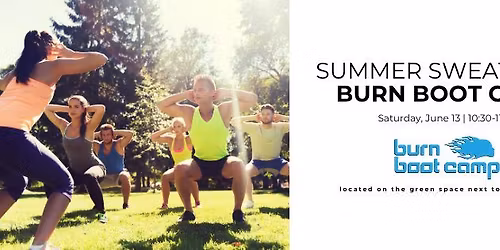 Sweat with Burn Boot Camp at Marietta Square Market