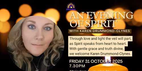 An evening with spirit with Karen Drummond-Clynes