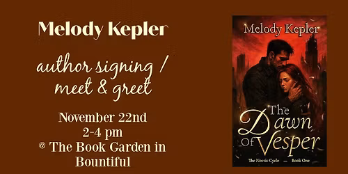 Melody Kepler Author Event