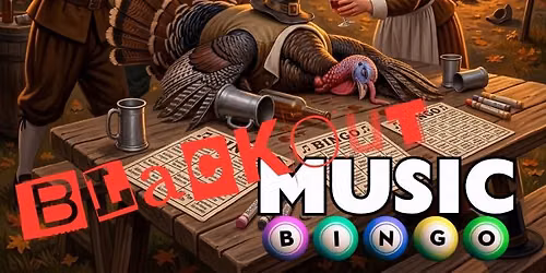 Blackout Wednesday Music Bingo
