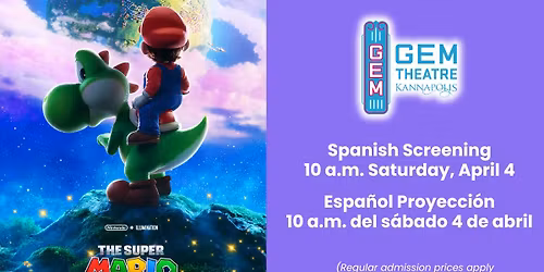 Spanish Screening - The Super Mario Galaxy Movie (PG)