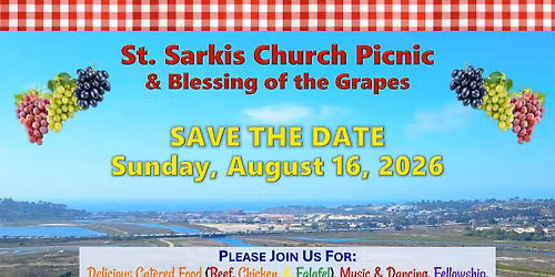 St. Sarkis Church Picnic - 2026