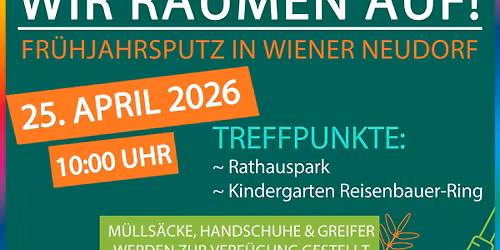Wir r\u00e4umen auf \u2013 Fr\u00fchjahrsputz