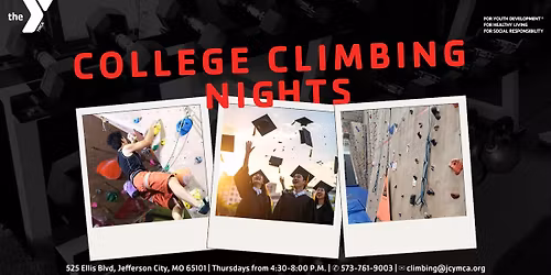 December College Rock Climbing Nights