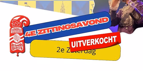 4e Zittingsavond (laatste zaterdag)