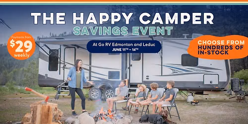 The Happy Camper Savings Event