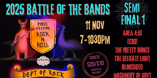 Dept of Rock 2025 Battle of the Bands - Semi Final 1