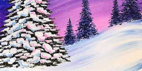Paint and Sip Event: Aurora Winter