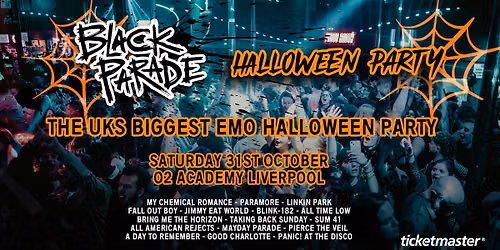 Black Parade - 00's Emo Anthems Halloween Party | Liverpool