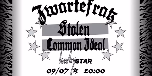 ZWARTEFRAKKEN: STOLEN (CN) + Common Ideal (UK)