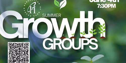 Summer Growth Groups