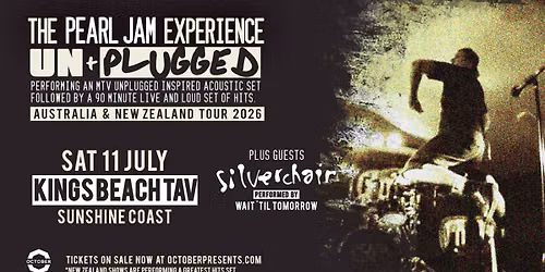 The Pearl Jam Experience | Kings Beach Tavern, Sunshine Coast