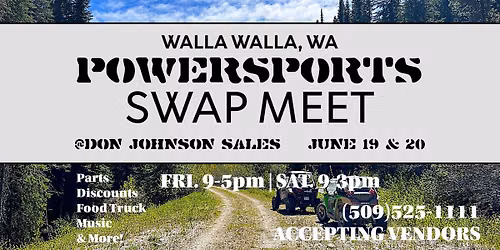 PowerSports Swap Meet & Yard Sale!