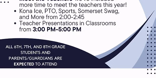 2026-2027 Middle School Orientation