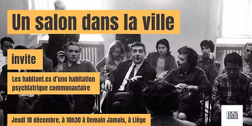 Un salon dans la ville \u2013 invite les habitant-es d\u2019une habitation psychiatrique communautaire