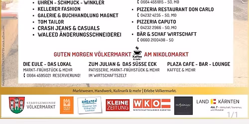 V\u00f6lkermarkter K\u00e4rntner Sparkasse Wirtschaftsmesse am V\u00f6lkermarkter Nikolomarkt | Wirtschaftszelt 