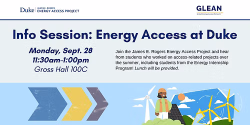 Info Session: Energy Access at Duke