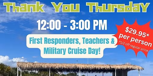 Thank You Thursday Sip N Dip Island Cruise