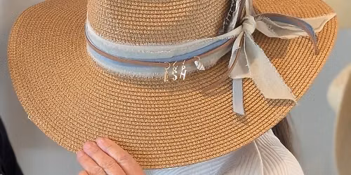 Design & Style a Spring Straw Hat Workshop