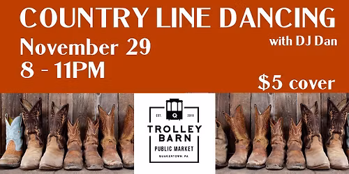 Line Dancing at the Trolley Barn Public Market - NOVEMBER