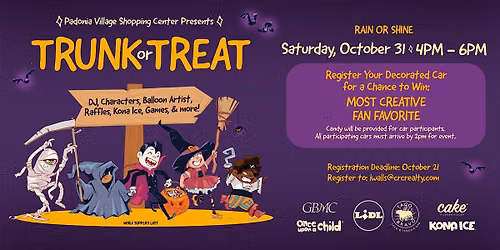 Halloween Trunk-Or-Treat