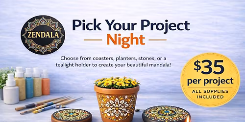 Storms Bar Pick your Project Night 