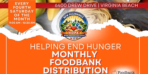 Monthly Foodbank Distribution