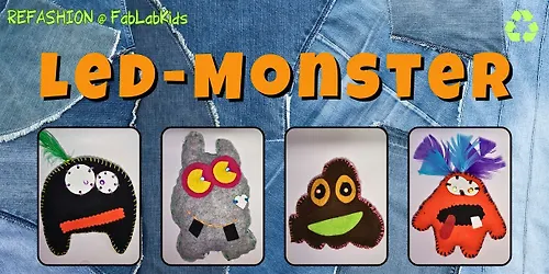 FabLabKids LED-Monster nähen
