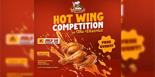 HOT WING EATING COMPETITION (Free Event)
