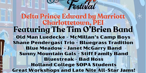 2026 PEI Winter Bluegrass Festival