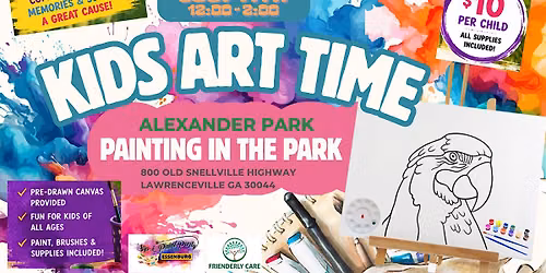 KIDS PAINT IN THE PARK