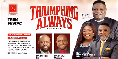 Triumphing Always Celebrate Jesus Service