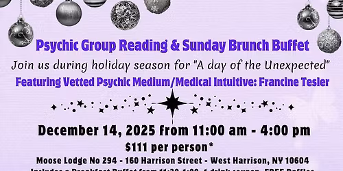Psychic Group Reading & Sunday Brunch Buffet