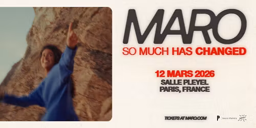 Super! \u2014 Maro le 12 mars 2026 \u00e0 la Salle Pleyel 