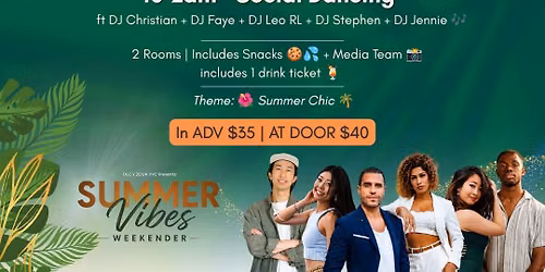 Bachata & B. Zouk Social (2 Rooms)