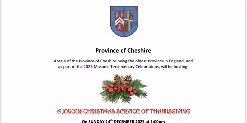 A JOYOUS CHRISTMAS SERVICE OF THANKSGIVING