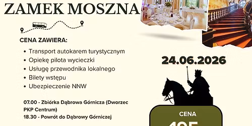 Wycieczka w i\u015bcie kr\u00f3lewskim stylu \ud83d\udc51 ZAMEK MOSZNA
