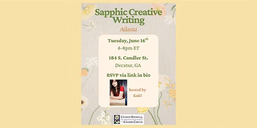 Monthly Sapphic Writing Group