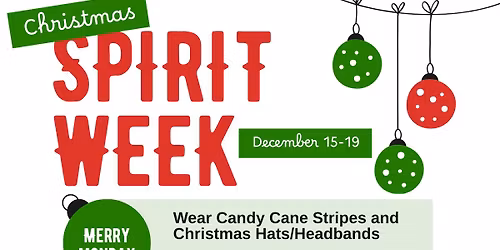 Spirit Week December 15-19