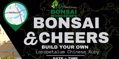 Bonsai & Cheers - Intracoastal Brewing- L&J Nursery - Chinese Ruby Bonsai