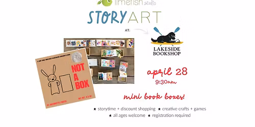 StoryArt: Not a Box + Mini Book Boxes (Limefish Studio @ Lakeside Bookshop)